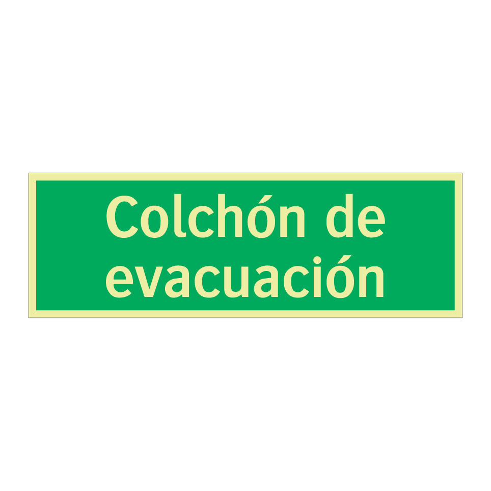 Colchón de evacuación
