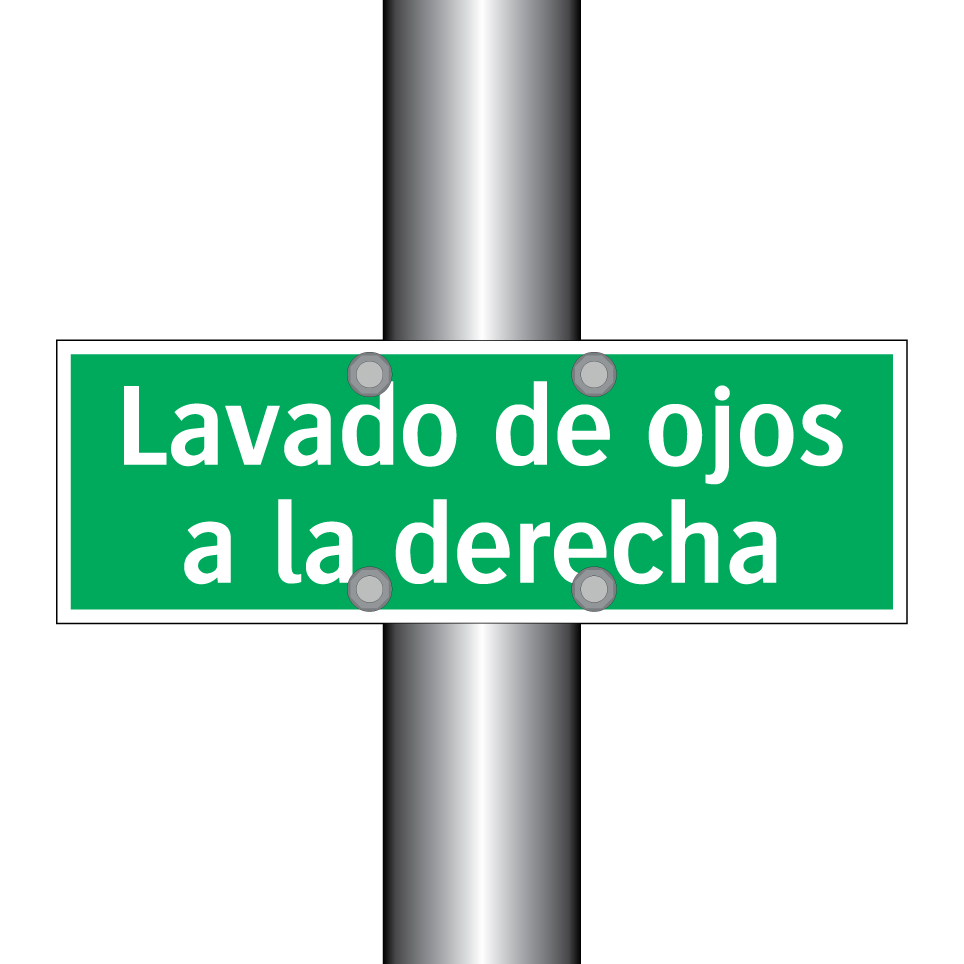 Lavado de ojos a la derecha
