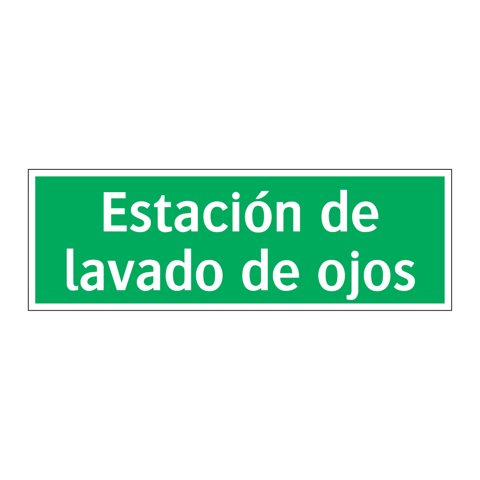 Estación de lavado de ojos