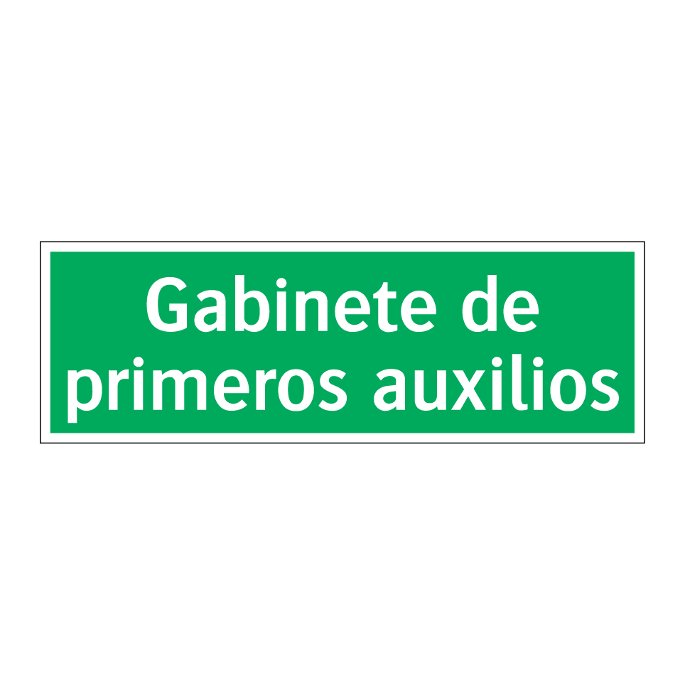 Gabinete de primeros auxilios