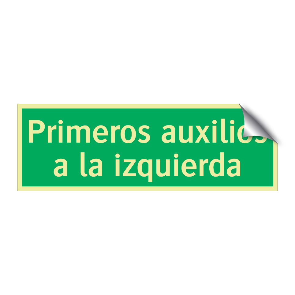 Primeros auxilios a la izquierda
