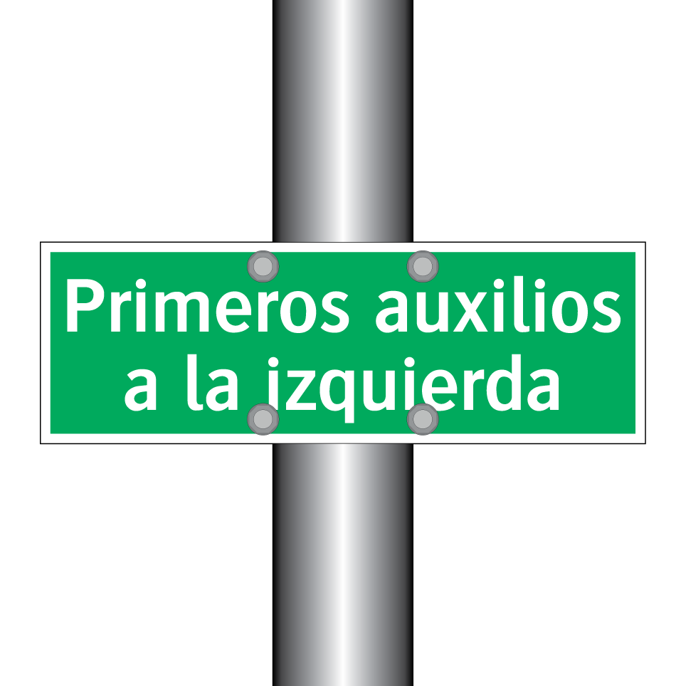 Primeros auxilios a la izquierda