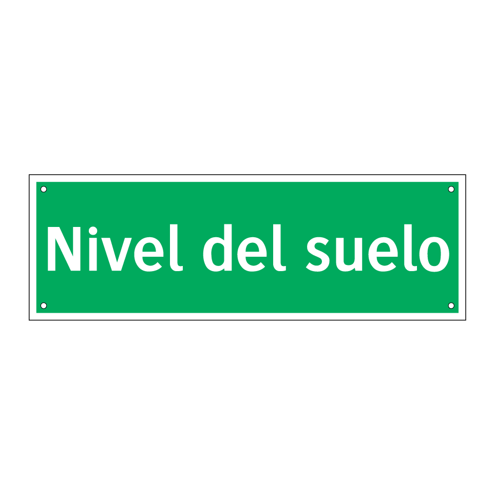 Nivel del suelo