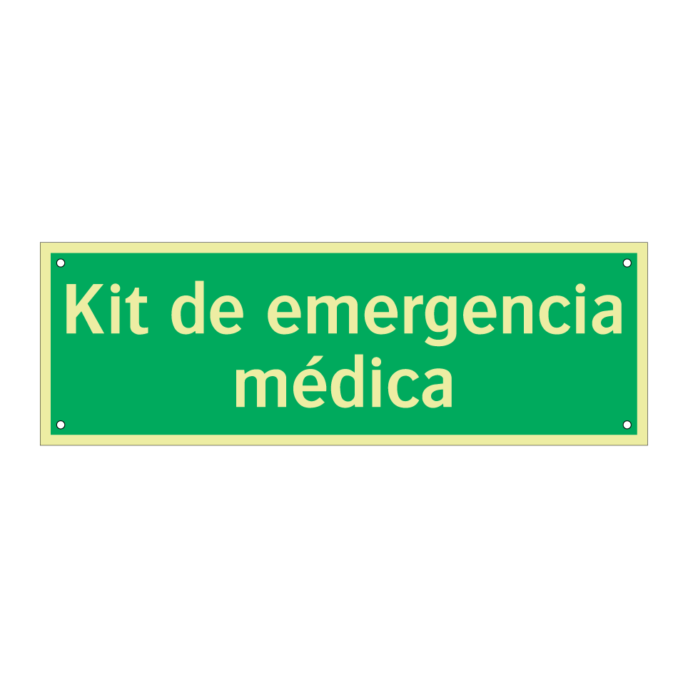 Kit de emergencia médica