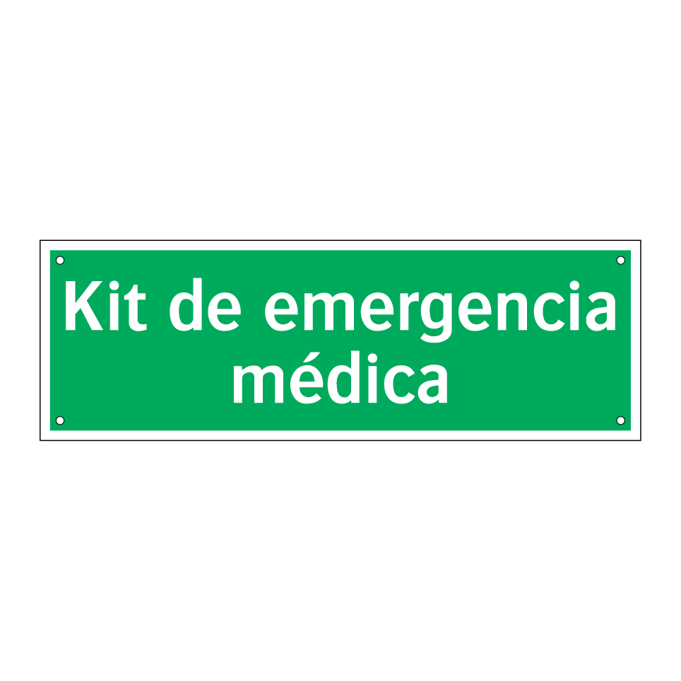 Kit de emergencia médica