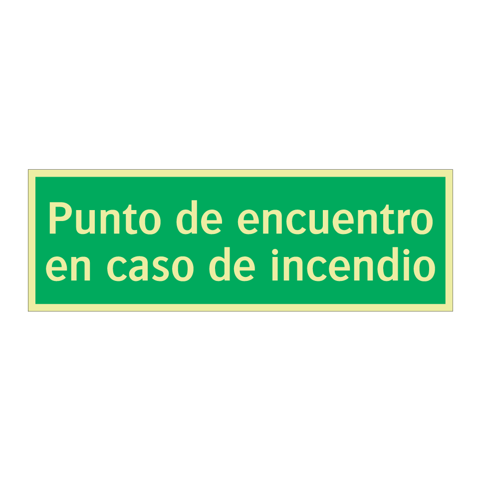 Punto de encuentro en caso de incendio