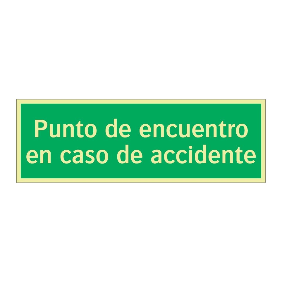 Punto de encuentro en caso de accidente