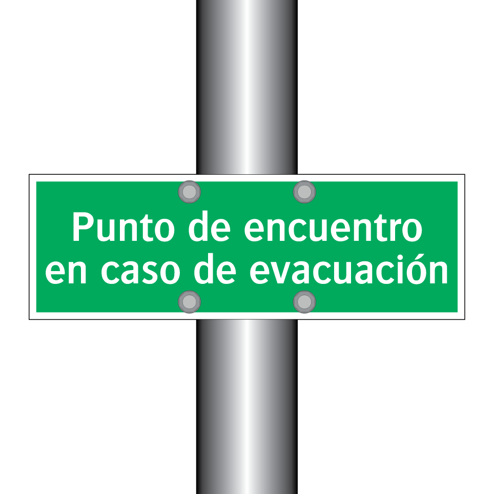 Punto de encuentro en caso de evacuación