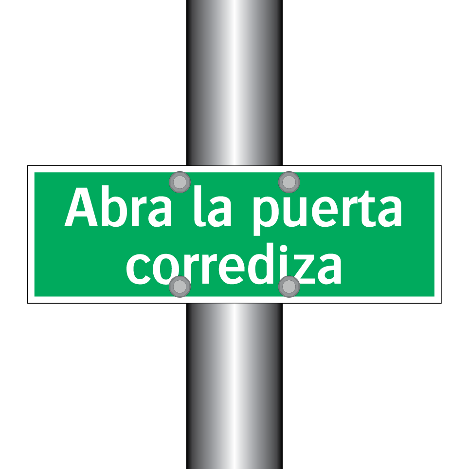 Abra la puerta corrediza