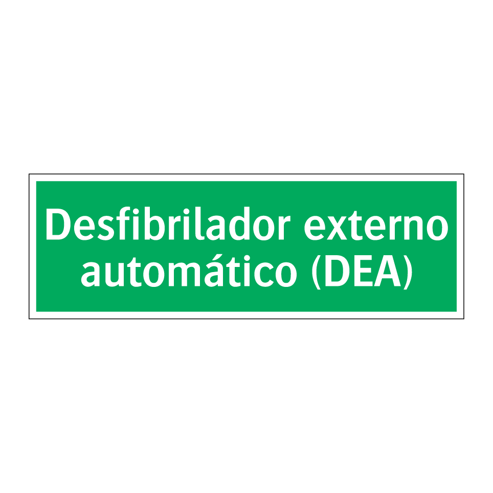 Desfibrilador externo automático (DEA)
