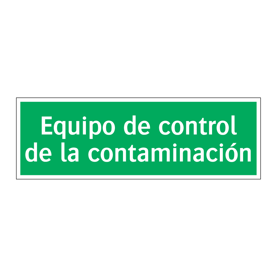 Equipo de control de la contaminación