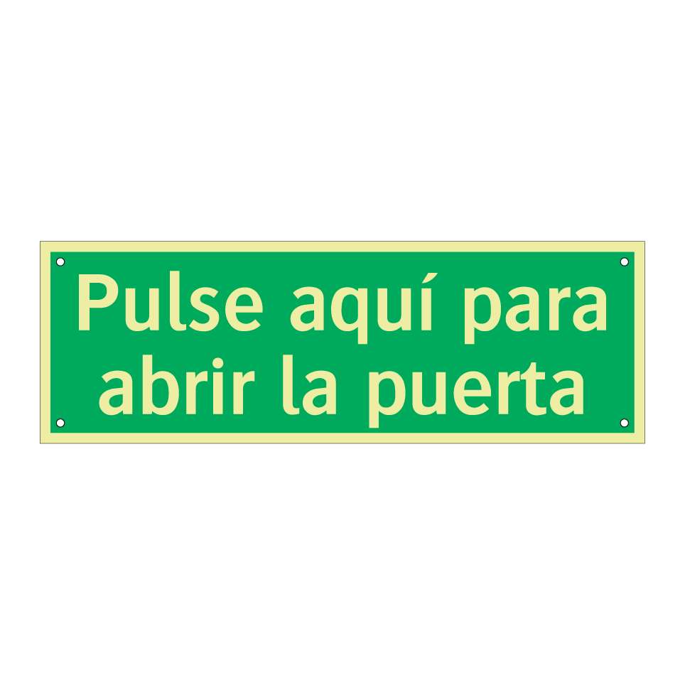 Pulse aquí para abrir la puerta