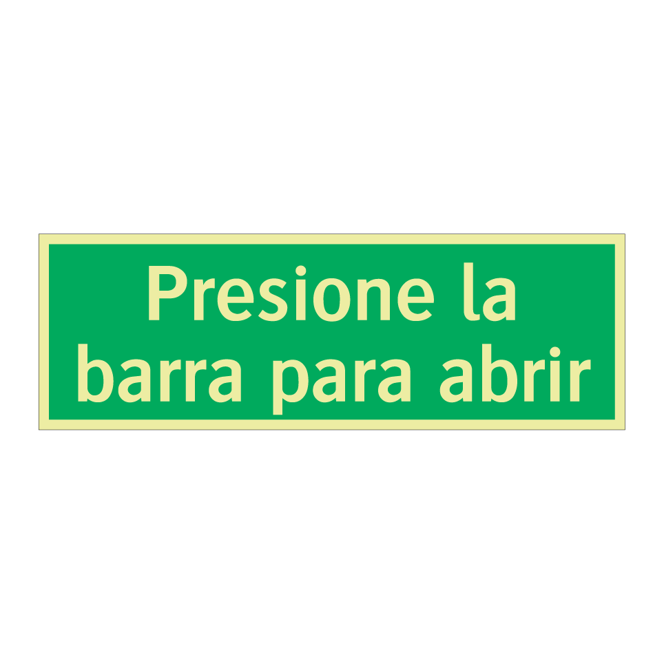 Presione la barra para abrir