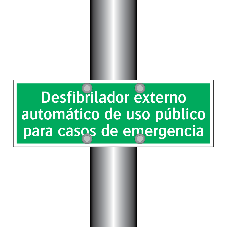 Desfibrilador externo automático de uso público para casos de emergencia