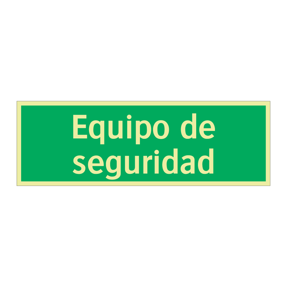 Equipo de seguridad
