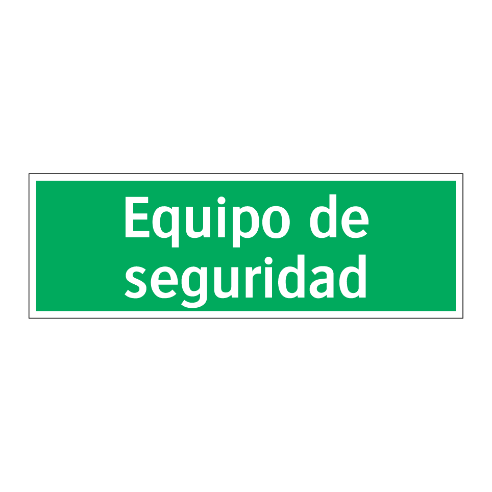 Equipo de seguridad