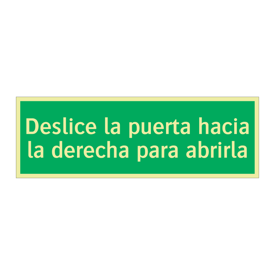 Deslice la puerta hacia la derecha para abrirla