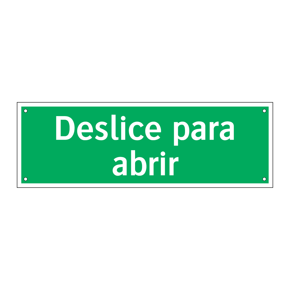 Deslice para abrir