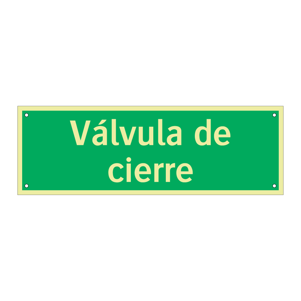 Válvula de cierre