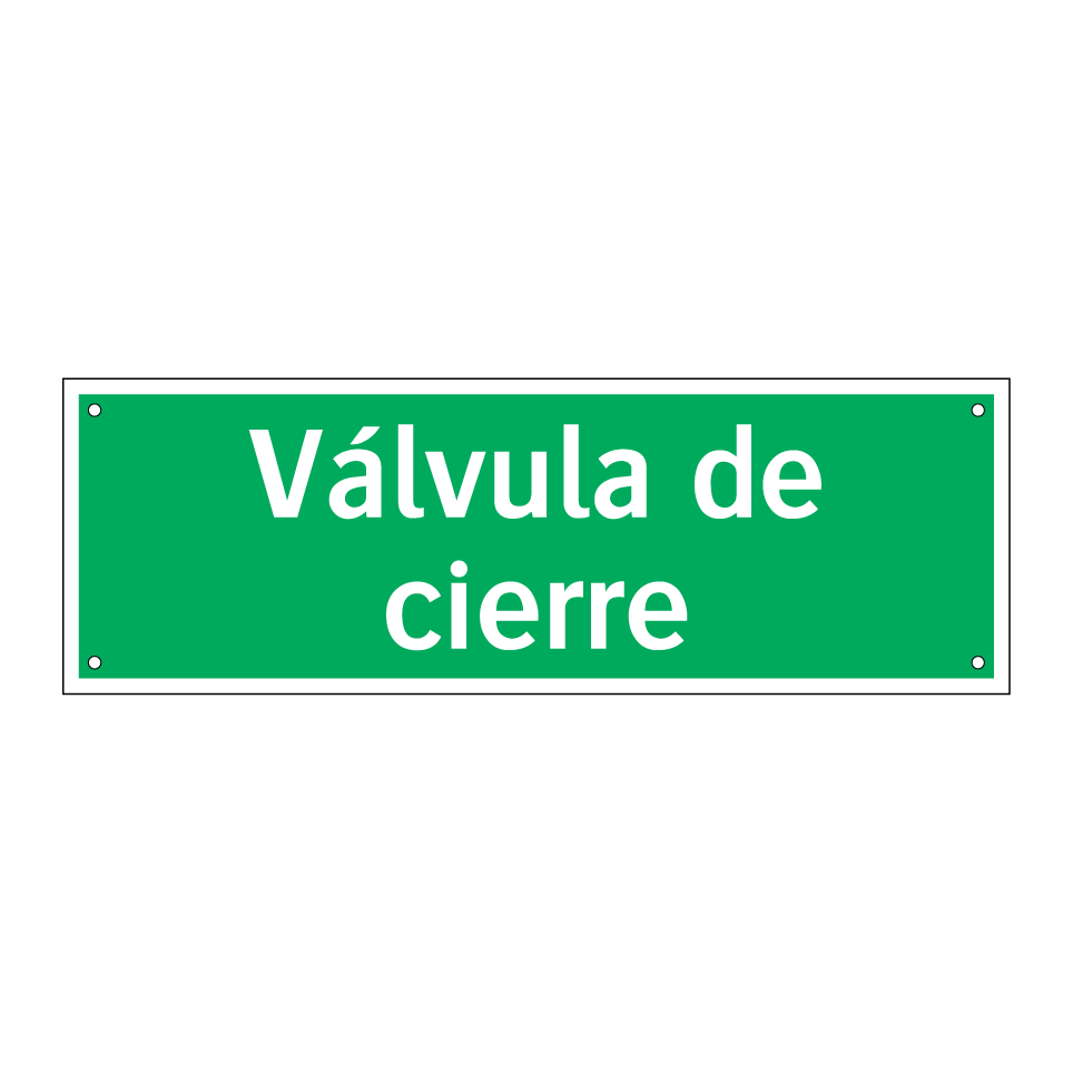 Válvula de cierre