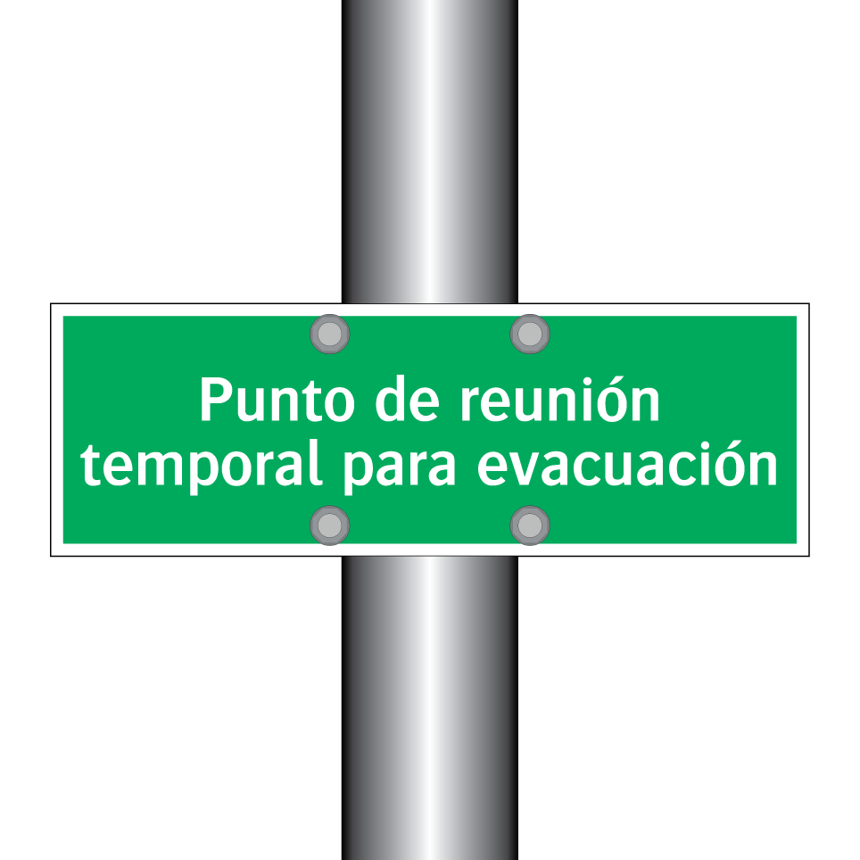 Punto de reunión temporal para evacuación