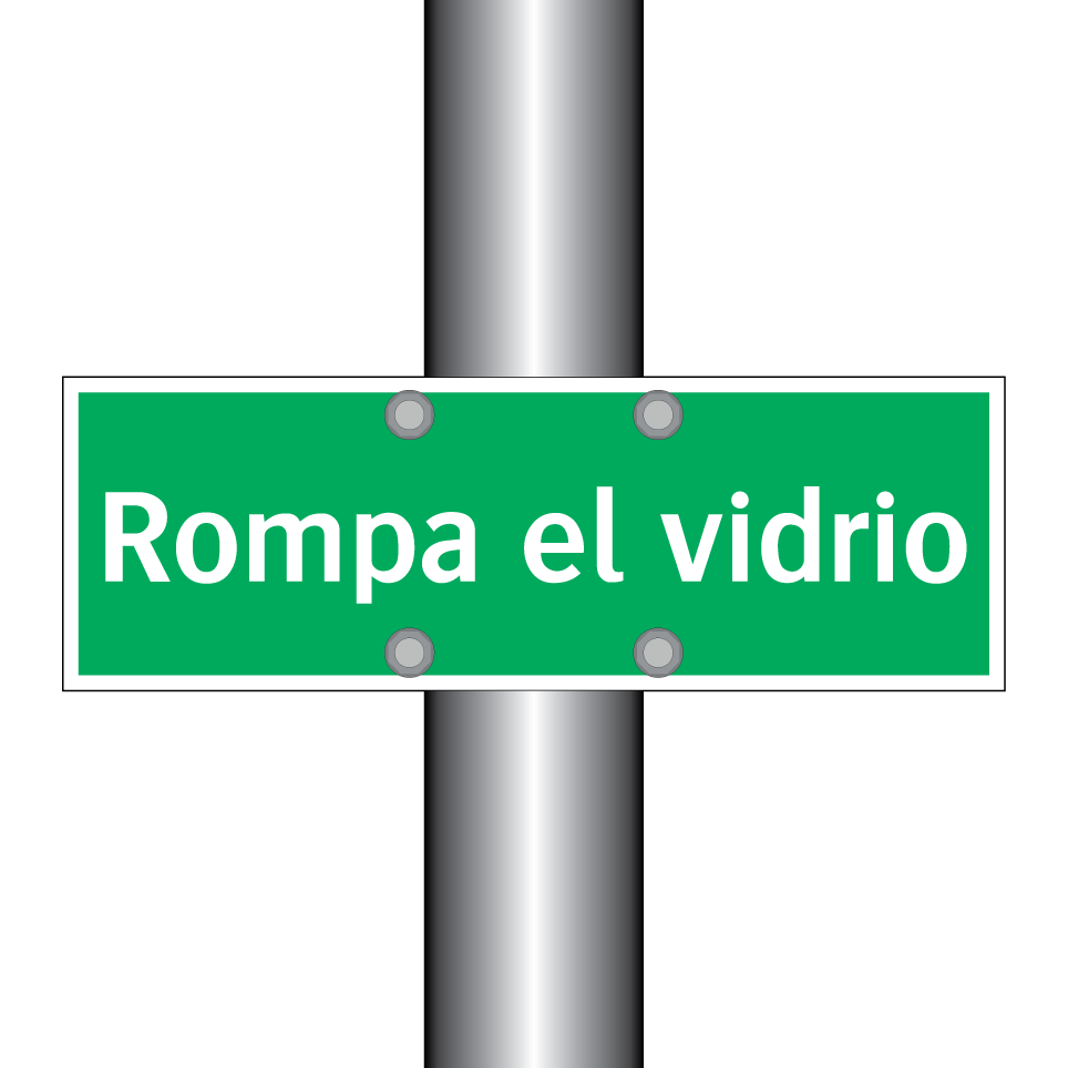 Rompa el vidrio