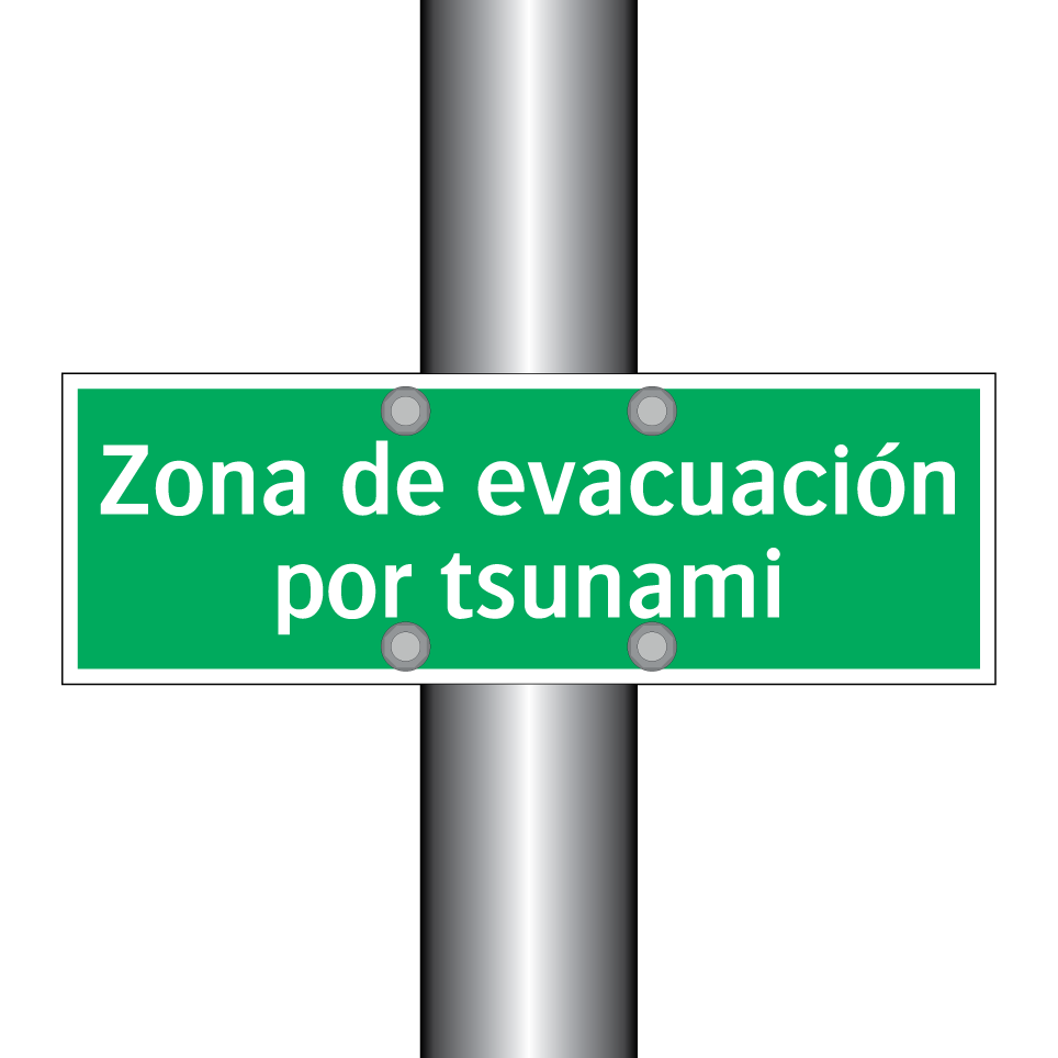 Zona de evacuación por tsunami