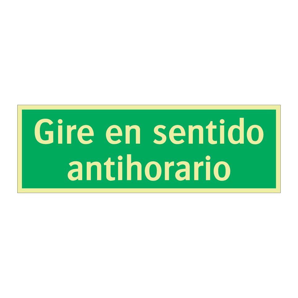Gire en sentido antihorario
