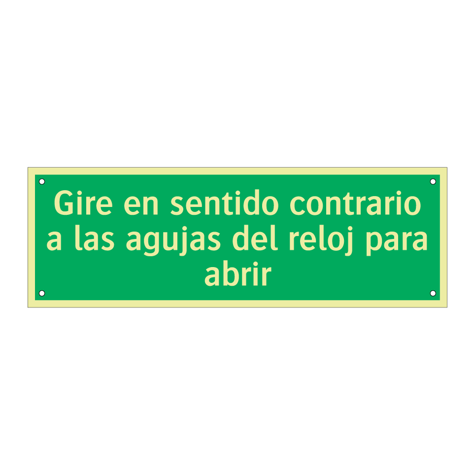 Gire en sentido contrario a las agujas del reloj para abrir