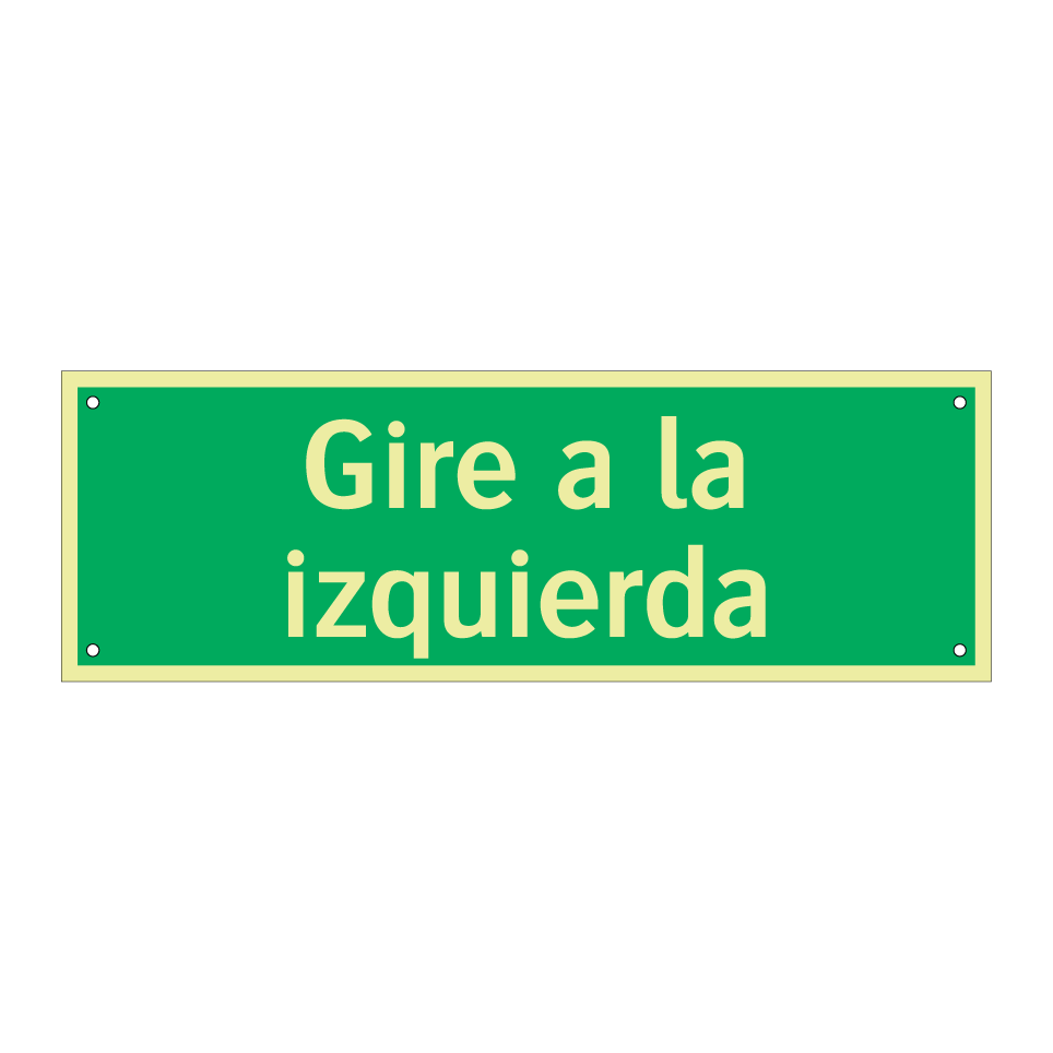 Gire a la izquierda