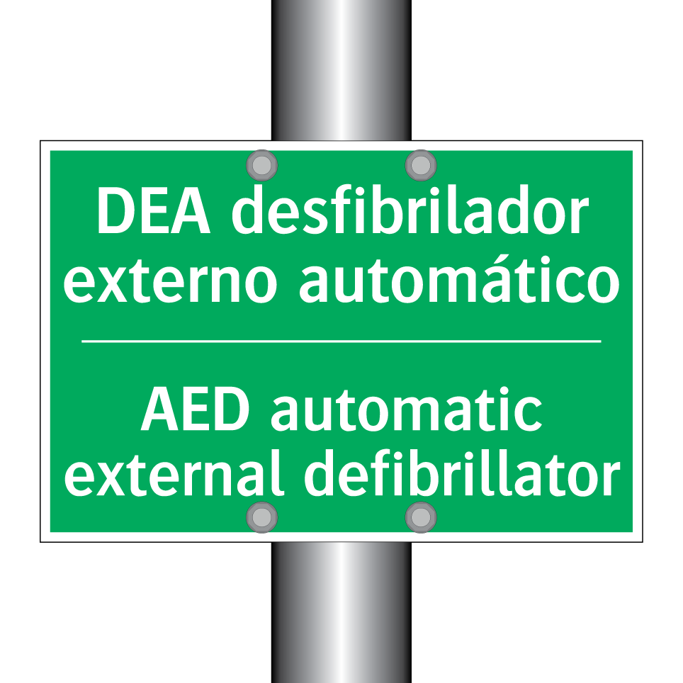 DEA desfibrilador externo /.../ - AED automatic external /.../
