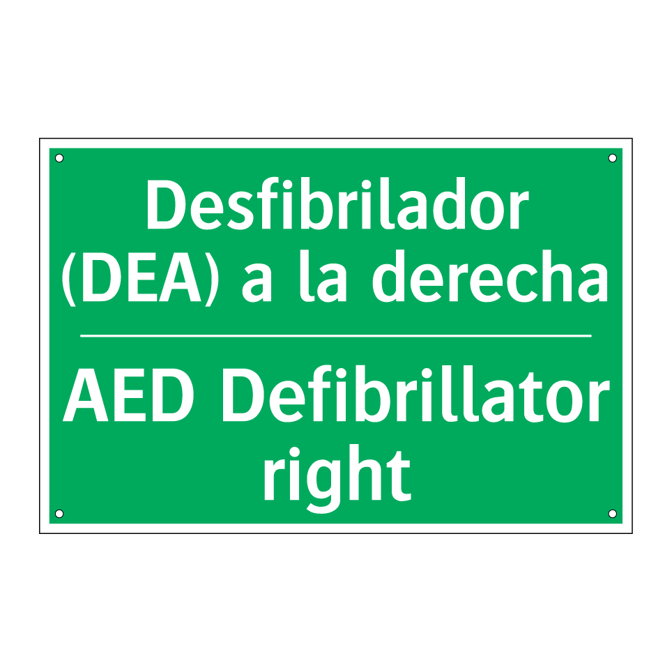 Desfibrilador (DEA) a la /.../ - AED Defibrillator right