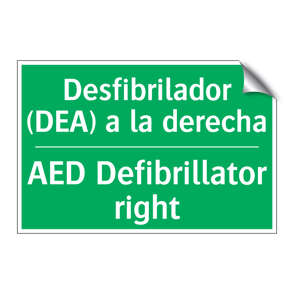 Desfibrilador (DEA) a la /.../ - AED Defibrillator right