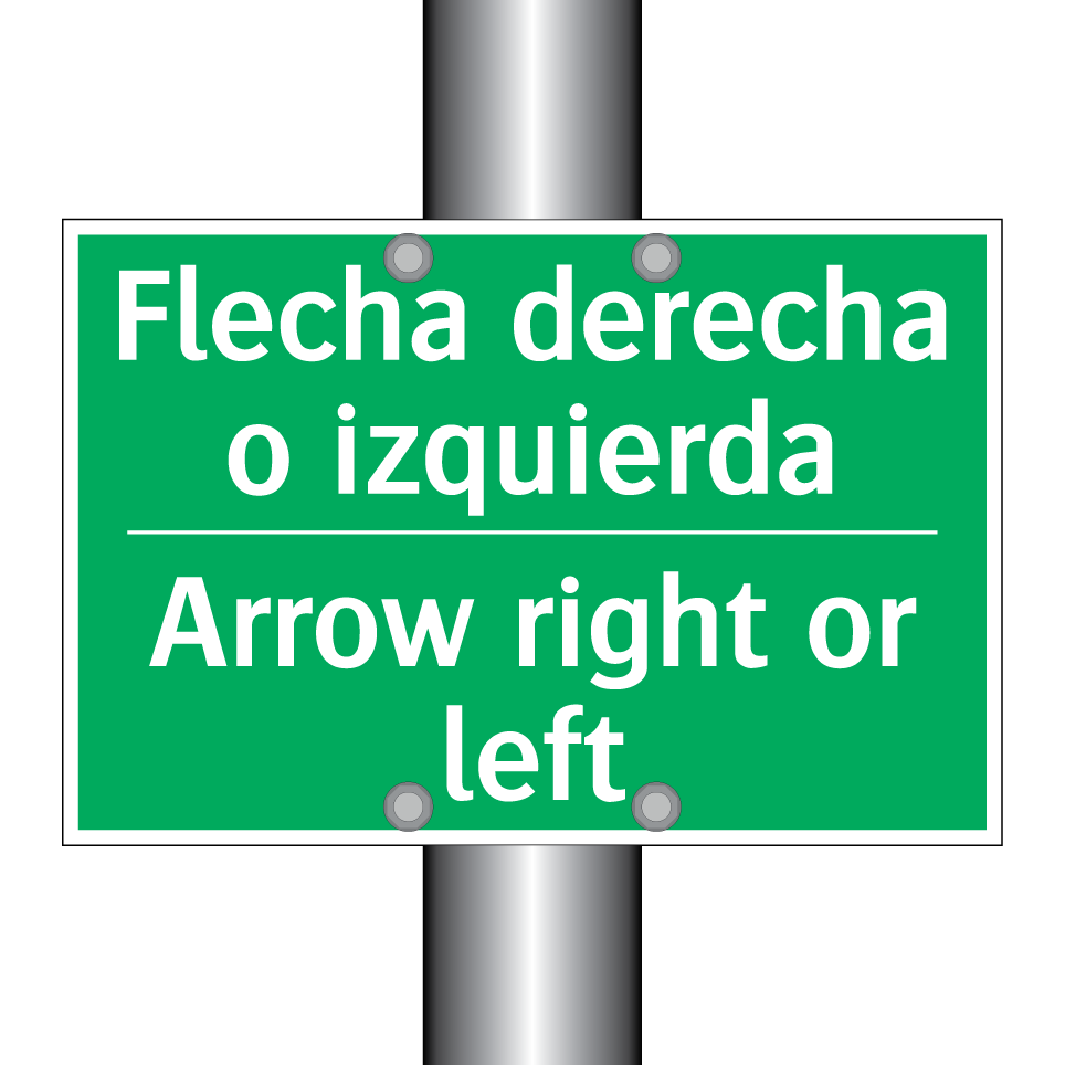 Flecha derecha o izquierda - Arrow right or left