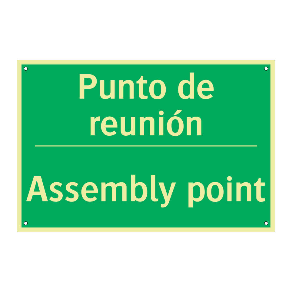 Punto de reunión - Assembly point