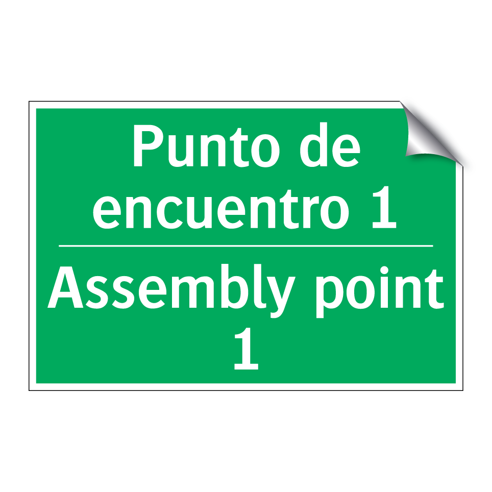 Punto de encuentro 1 - Assembly point 1