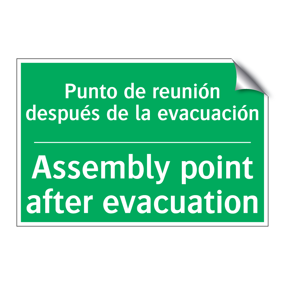 Punto de reunión después de /.../ - Assembly point after /.../