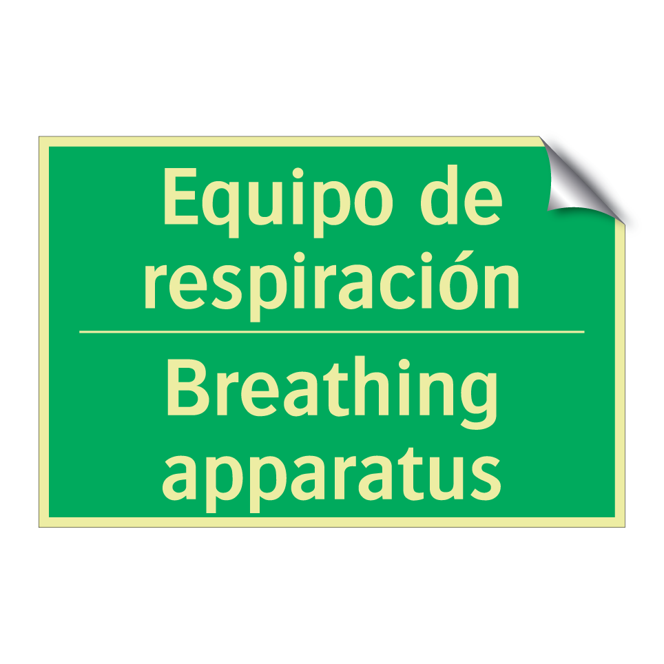Equipo de respiración - Breathing apparatus