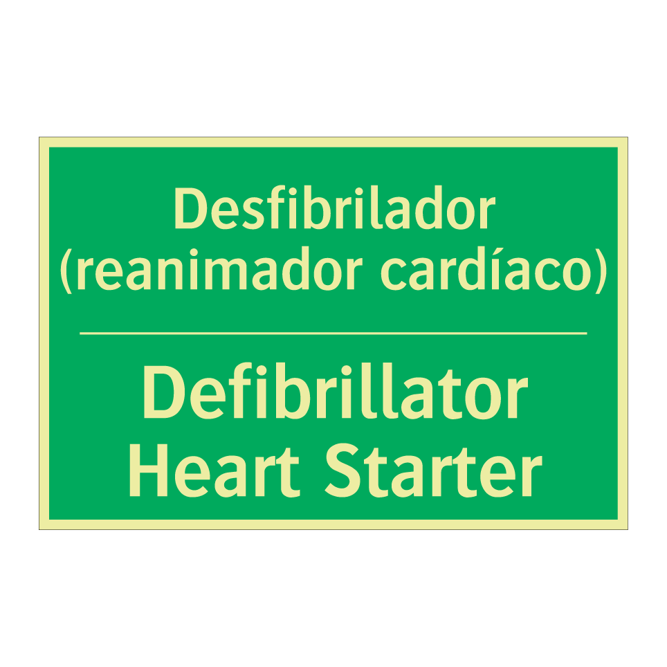 Desfibrilador (reanimador /.../ - Defibrillator Heart Starter