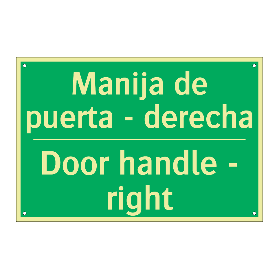 Manija de puerta - derecha - Door handle - right