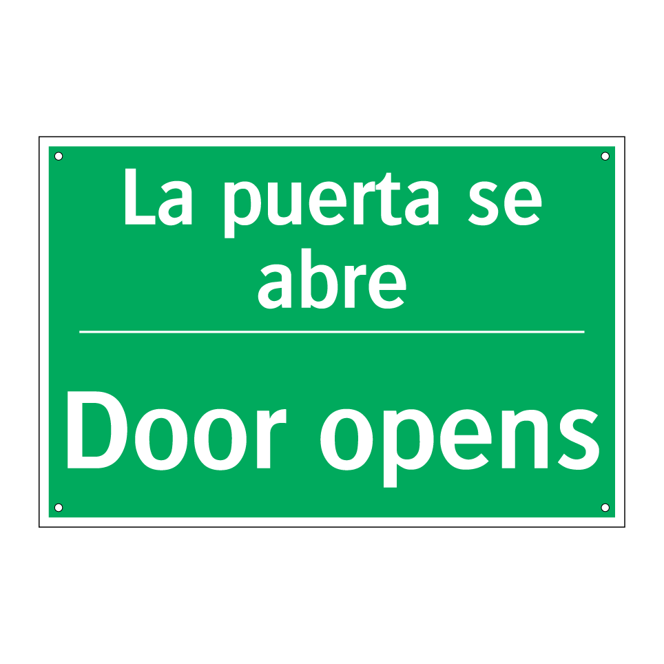 La puerta se abre - Door opens