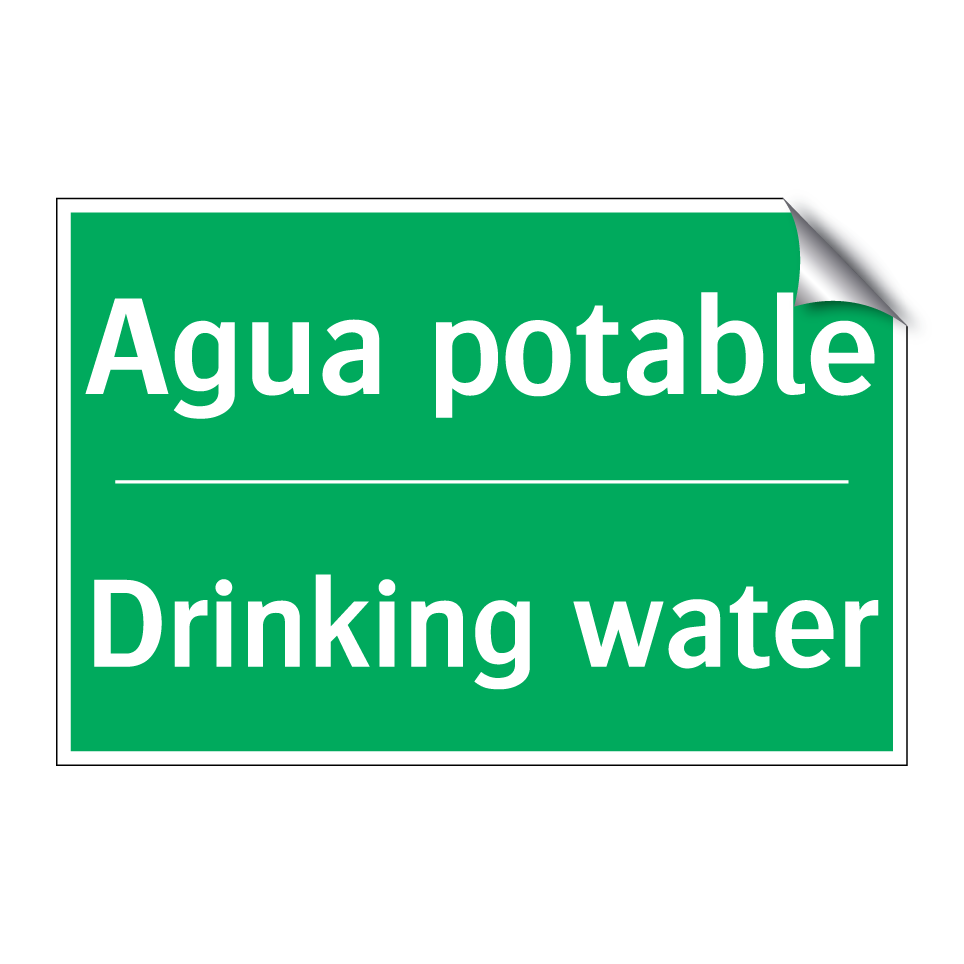 Agua potable - Drinking water