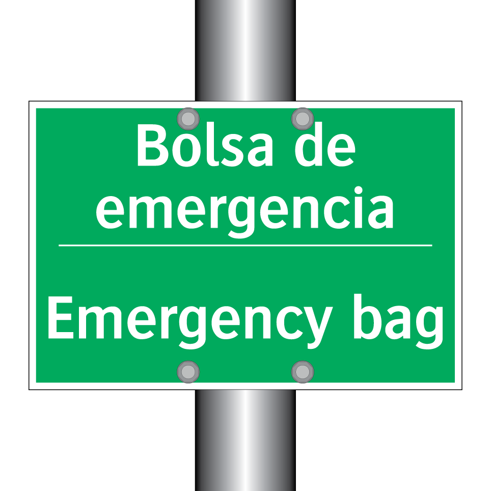 Bolsa de emergencia - Emergency bag