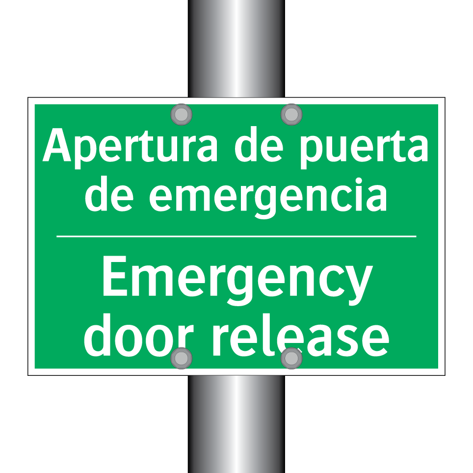 Apertura de puerta de /.../ - Emergency door release