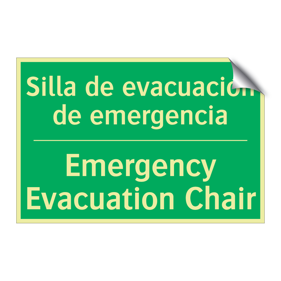 Silla de evacuación de /.../ - Emergency Evacuation Chair