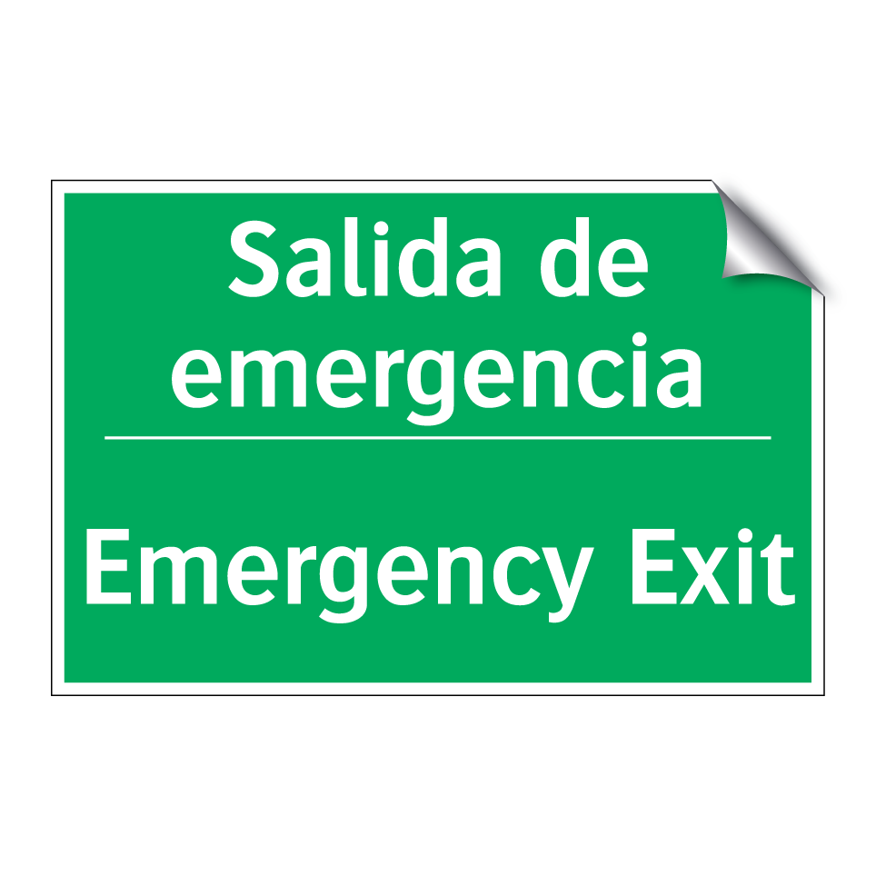 Salida de emergencia - Emergency Exit