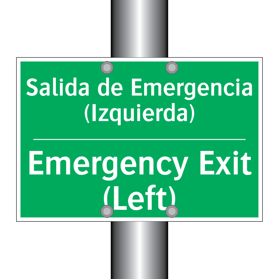 Salida de Emergencia /.../ - Emergency Exit (Left)