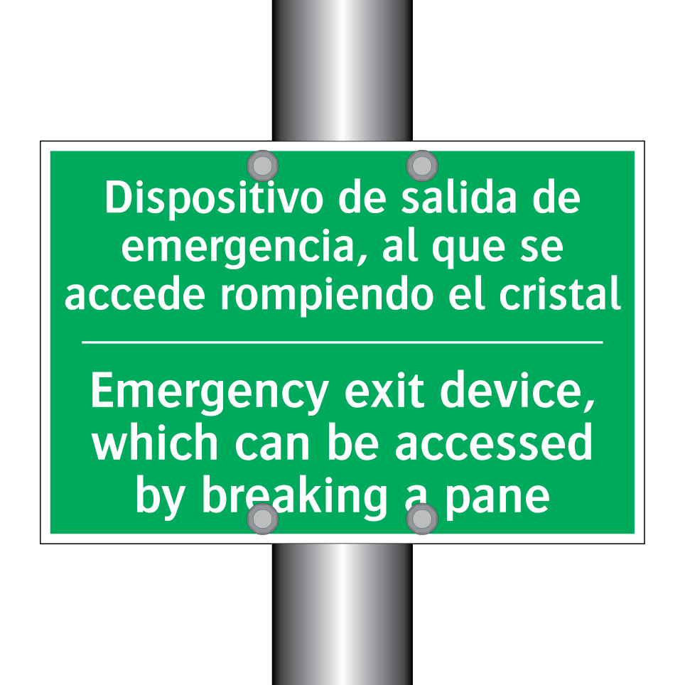 Dispositivo de salida de /.../ - Emergency exit device, which /.../