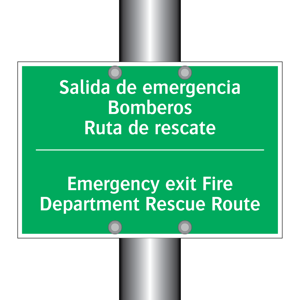 Salida de emergencia /.../ - Emergency exit Fire /.../