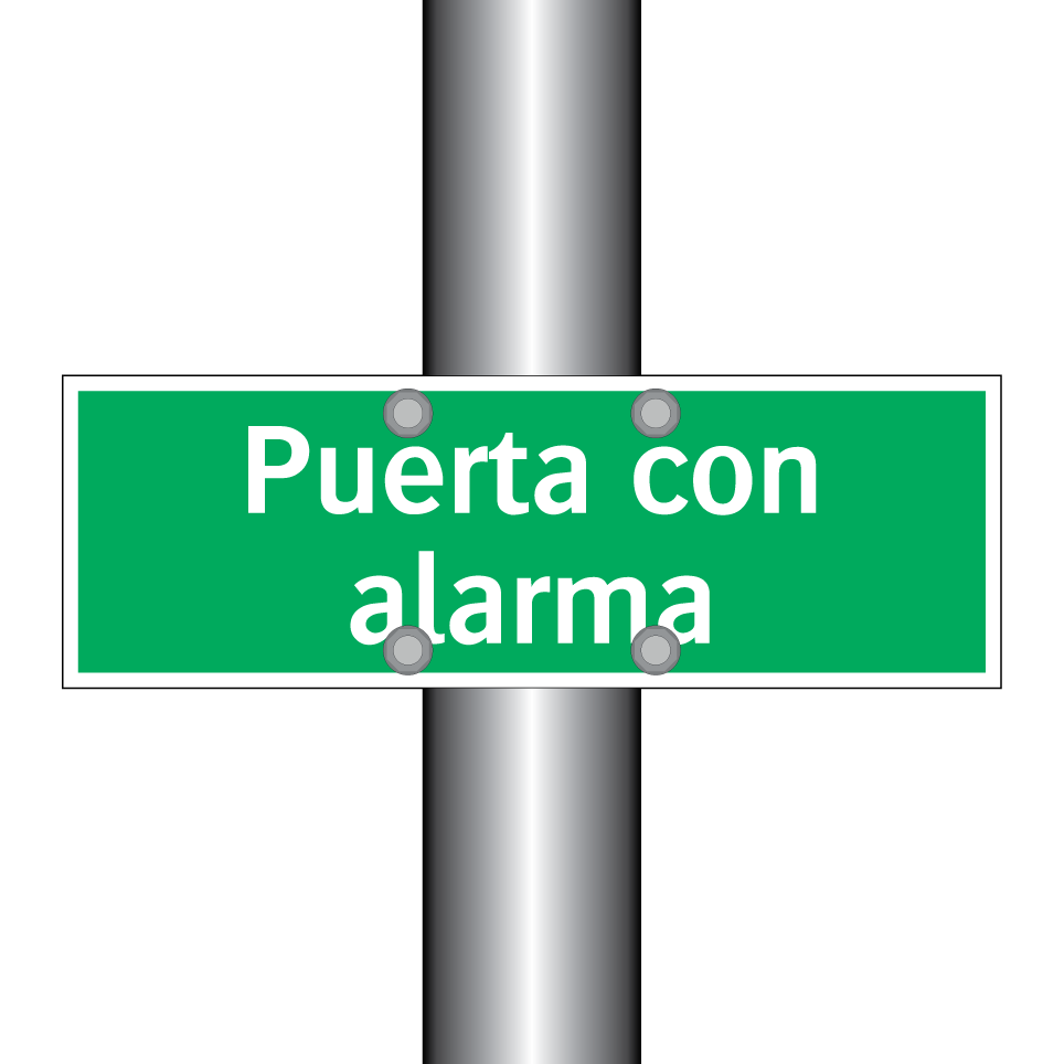 Puerta con alarma